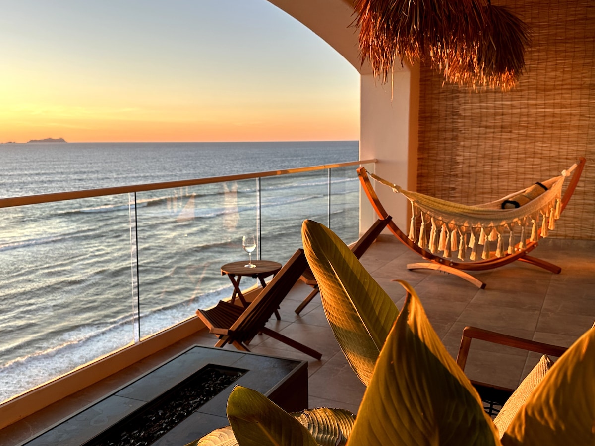 Tulum Takes Rosarito, 2-Bedroom, Beach front.