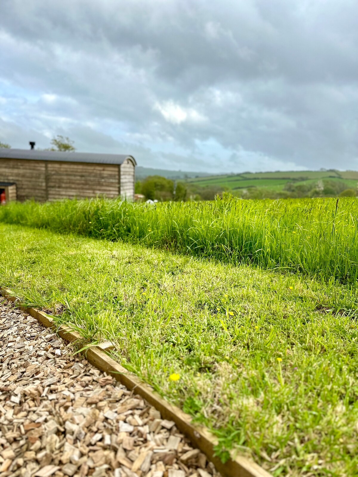 Countryside retreat with beautiful view near Truro