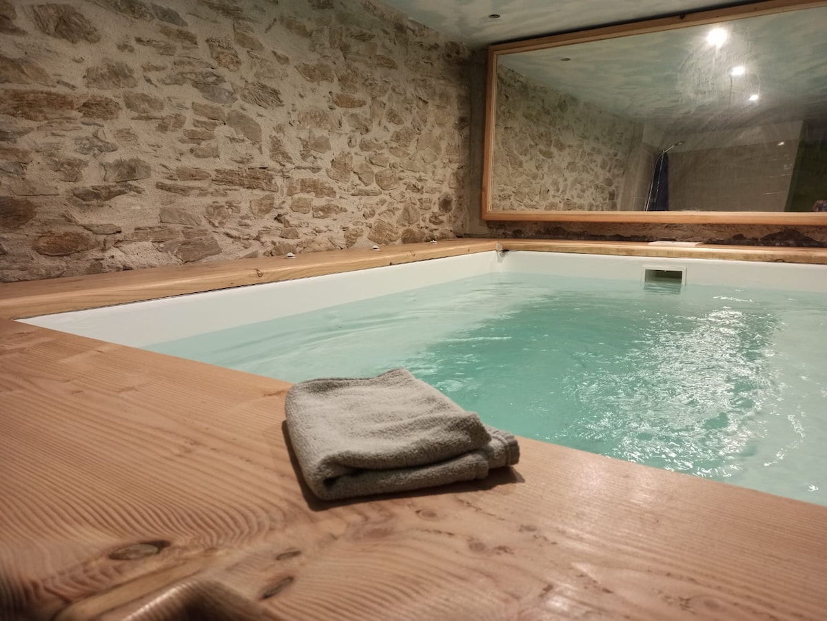 Chambre avec Jacuzzi à Cambounès