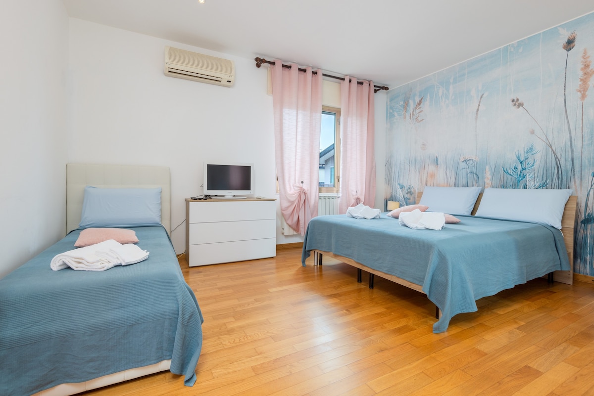 [MarcoPoloAirport]舒适的3卧室公寓，可通往威尼斯