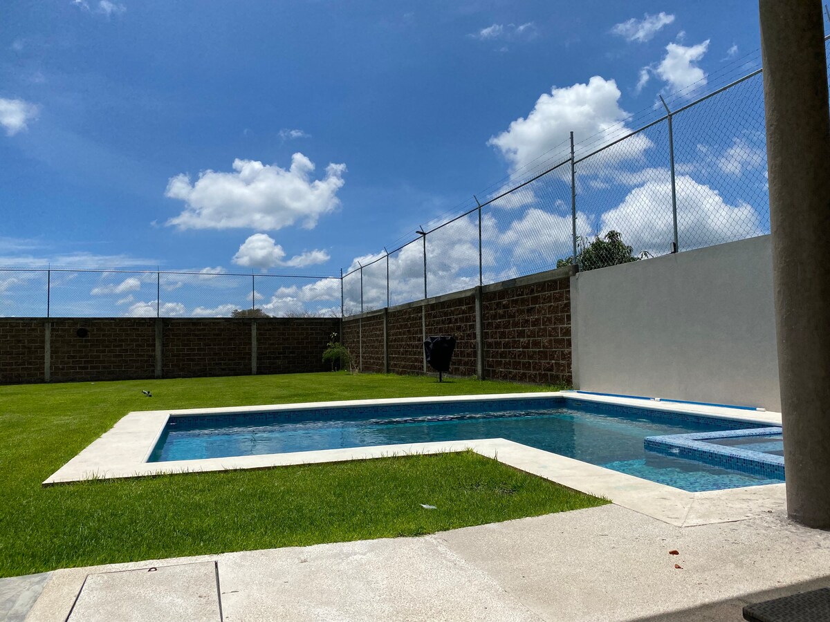 Hermosa Finca Estancia Alberca Jacuzzi Atlixco