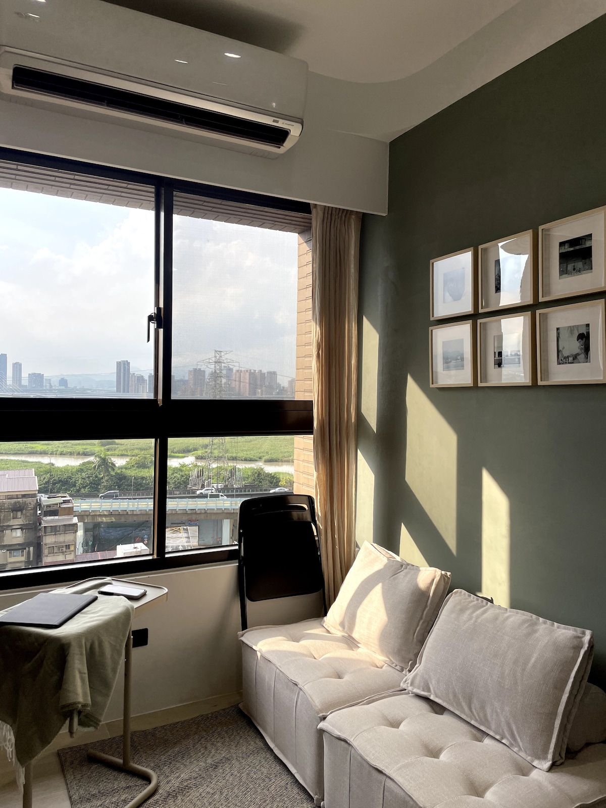 高樓河景|寵物及親子友善|近捷運Cozy Apt, River View, Near MRT