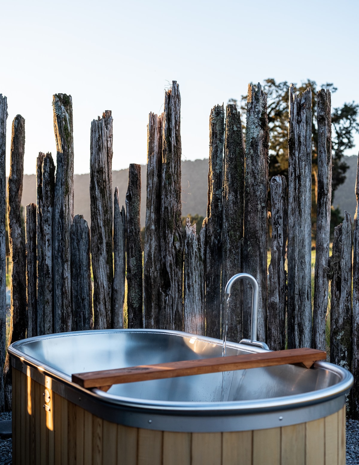 Unique Rural Mountain View Cabin with Outdoor Bath