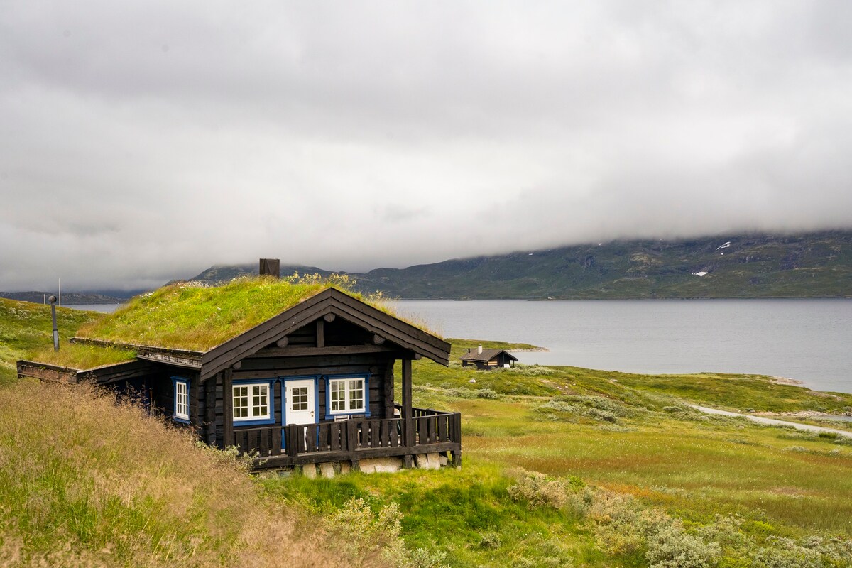 Tyin的舒适小木屋，可欣赏Jotunheim的美景