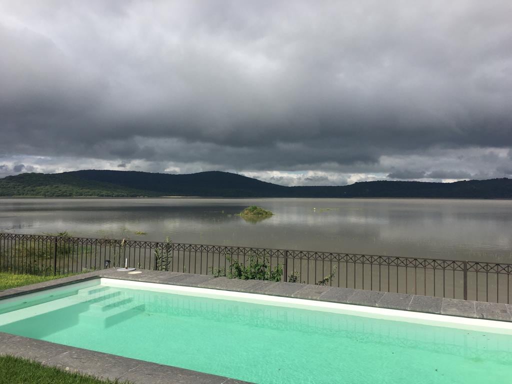 La Casa de Villa, vista a la laguna.