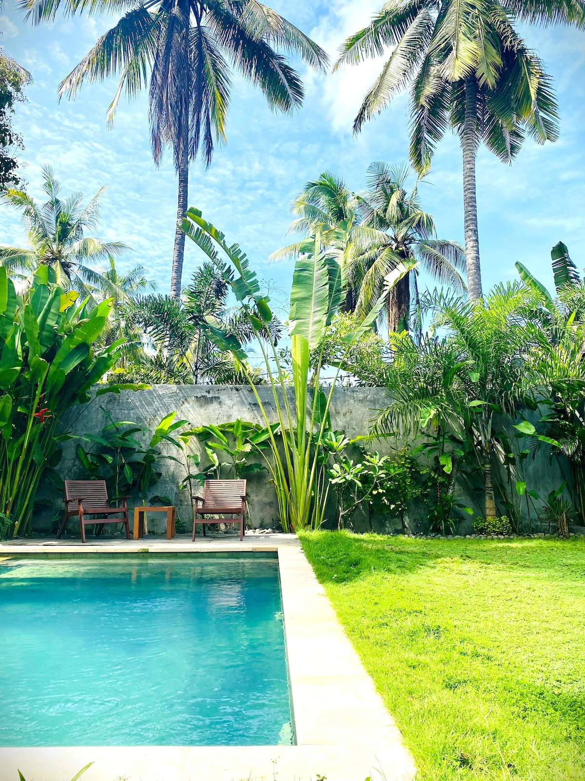 「周日别墅」|宁静的私人泳池和花园