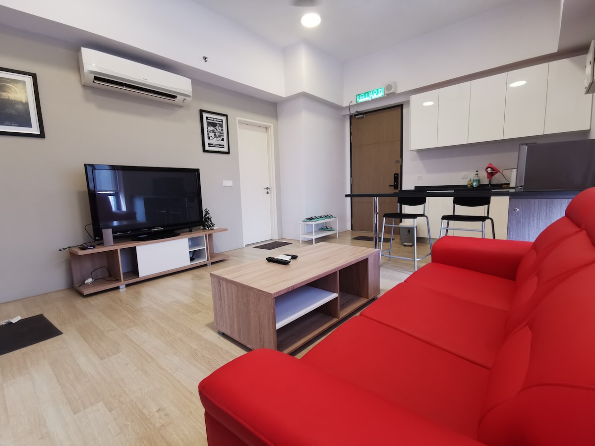 2间客房REVO @ Aurora Place Bukit Jalil无线网络电视盒