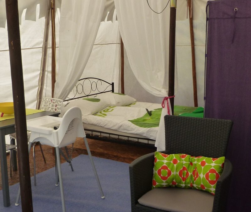 Tentes lodge pour séjour glamping