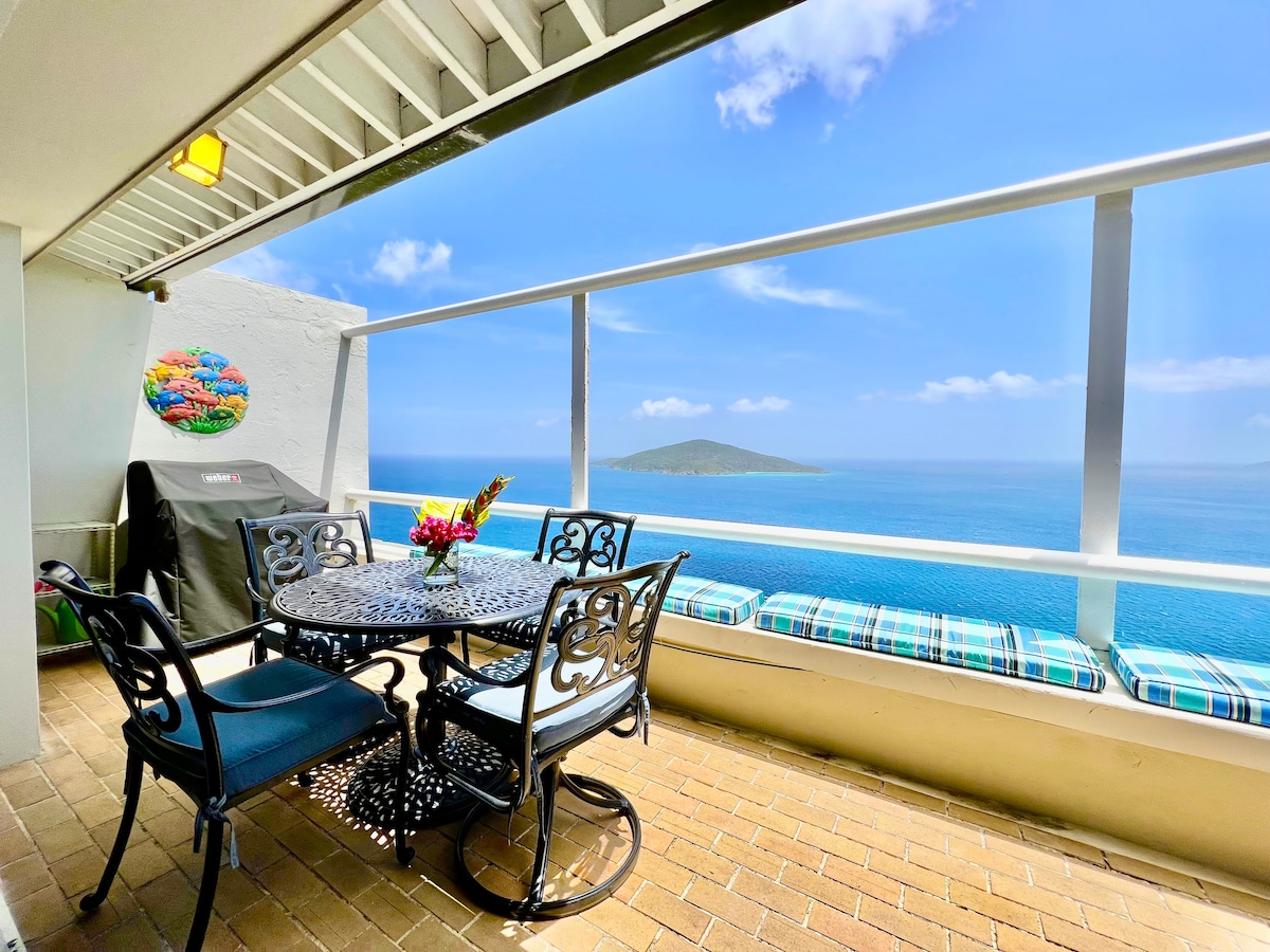 2 Bed Condo w/Full Ocean Views & Guarded Community