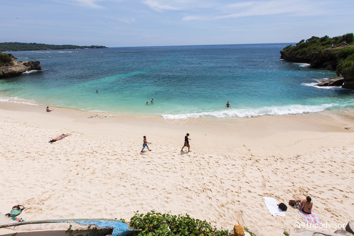 蓝梦岛（ Lembongan ）美丽的海滨小屋-花园景观