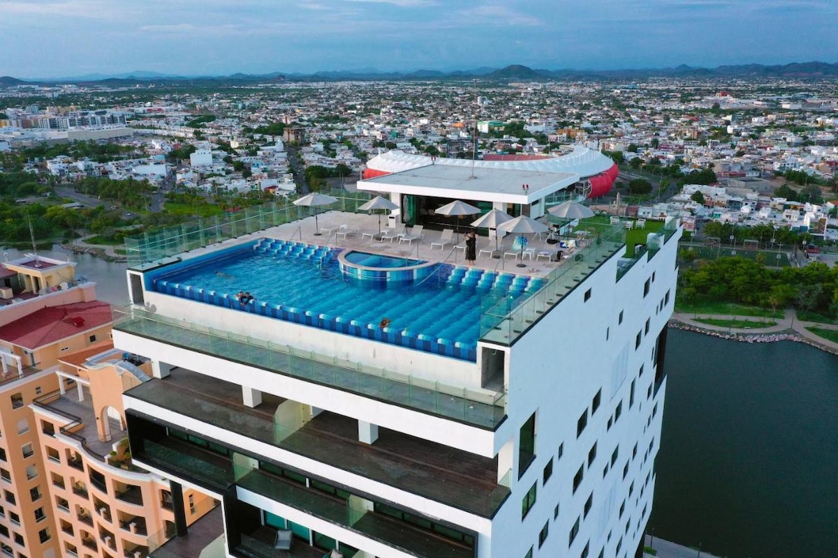 马雷贡维斯塔阿尔马（ Malecon Vista Al Mar ）顶层公寓体验
