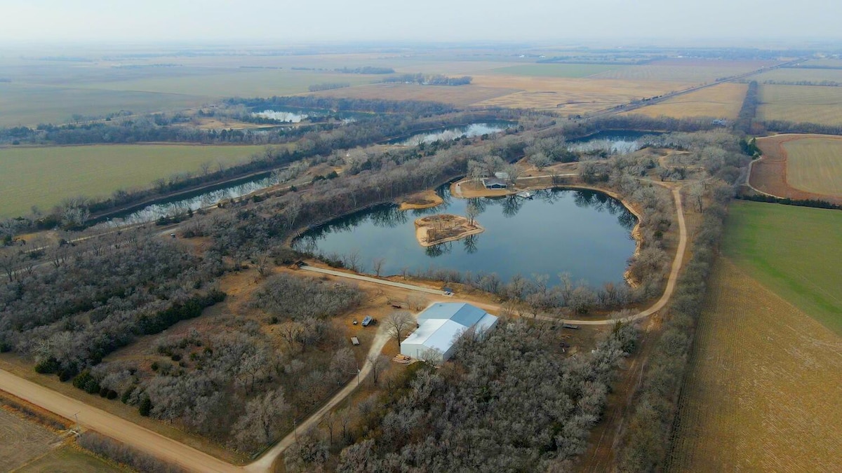 Private lake resort with beach and UTV park