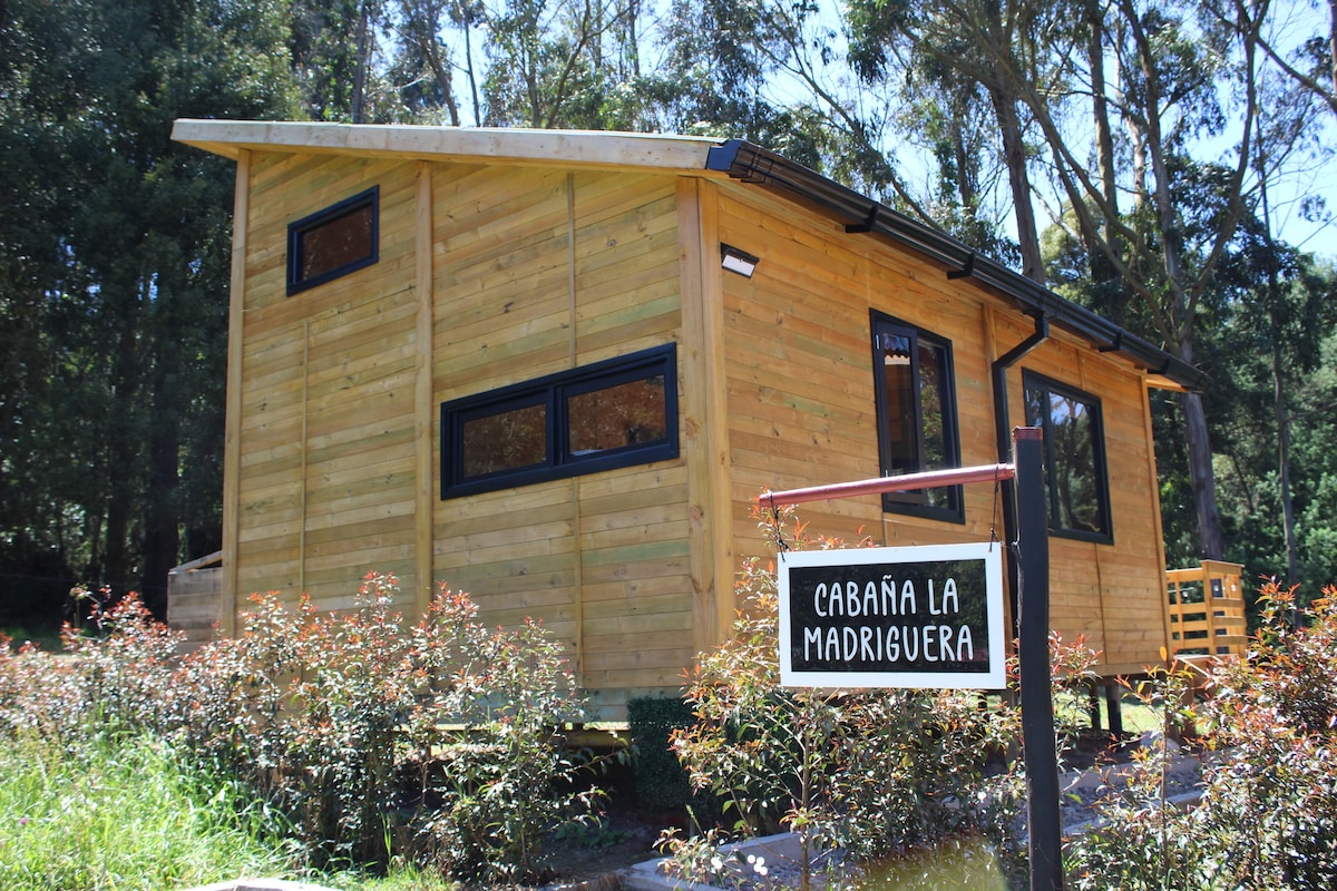 Granjero旅舍Sesquilé的Cabin La Madriguera。