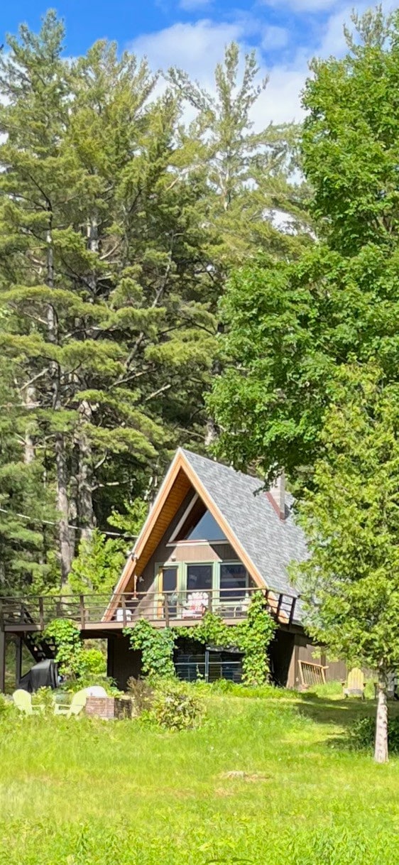 山景度假木屋-白面，普莱西德湖