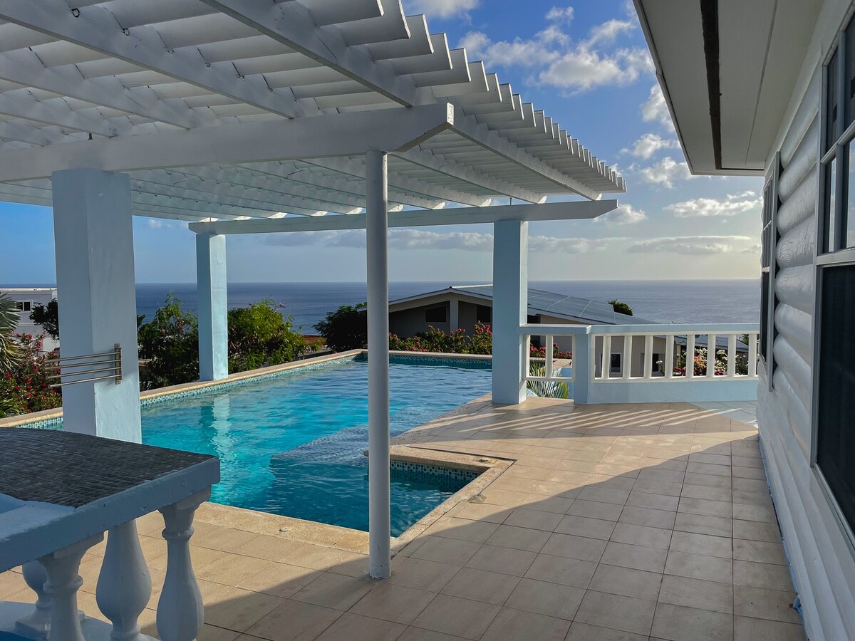 Hilltop Ocean Vista - Cas Abou Villa w/ Pool