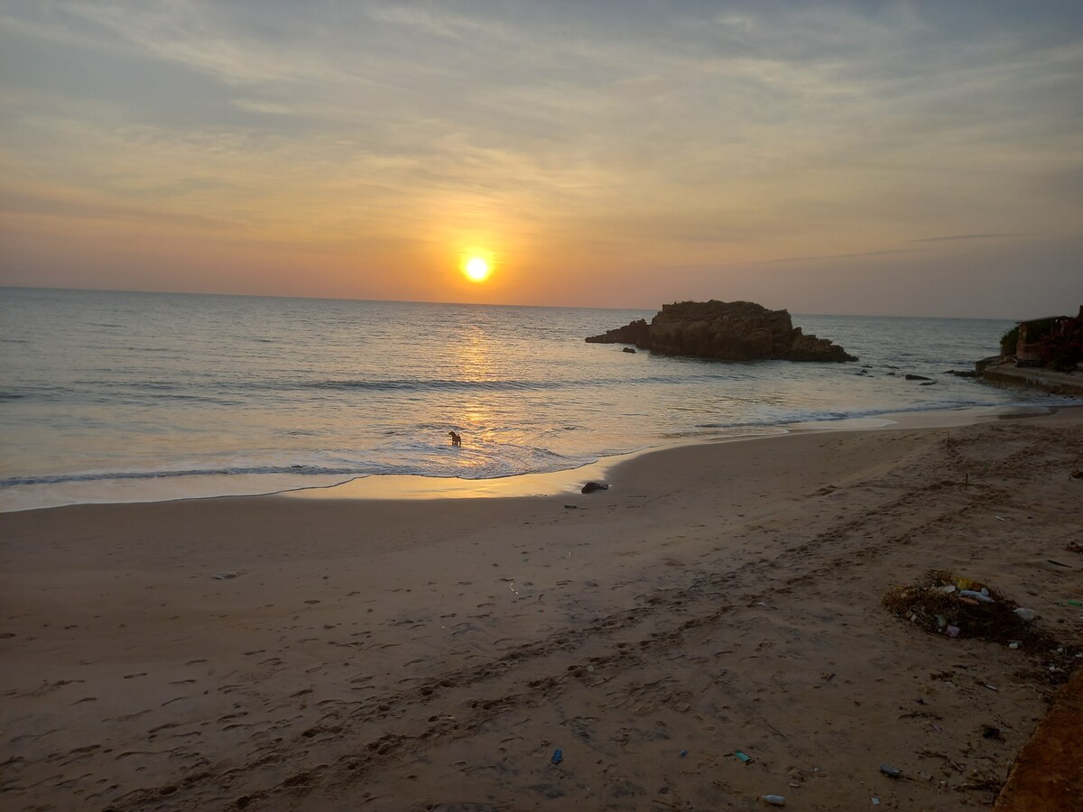 Maison à Popenguine au Sénégal, sur l'océan