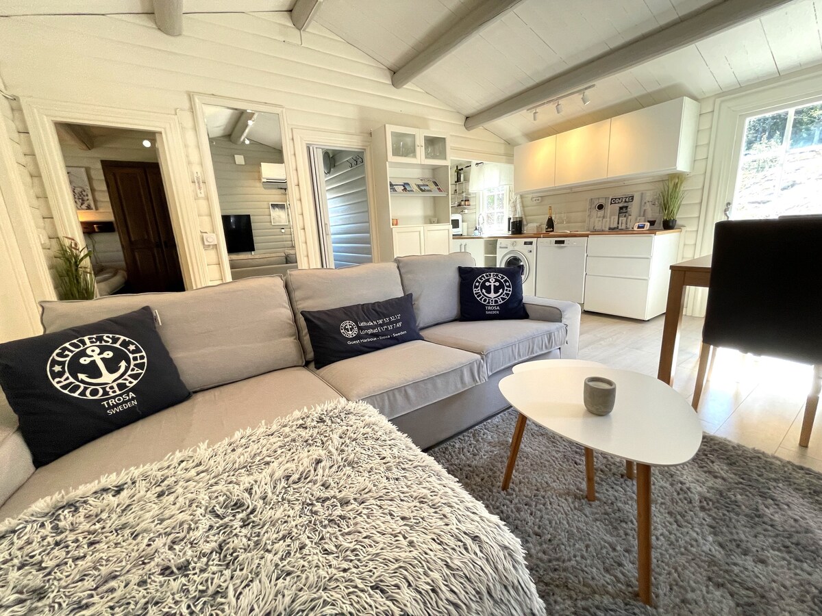 特罗萨舒适的2卧室小木屋，配备空调-无线网络等