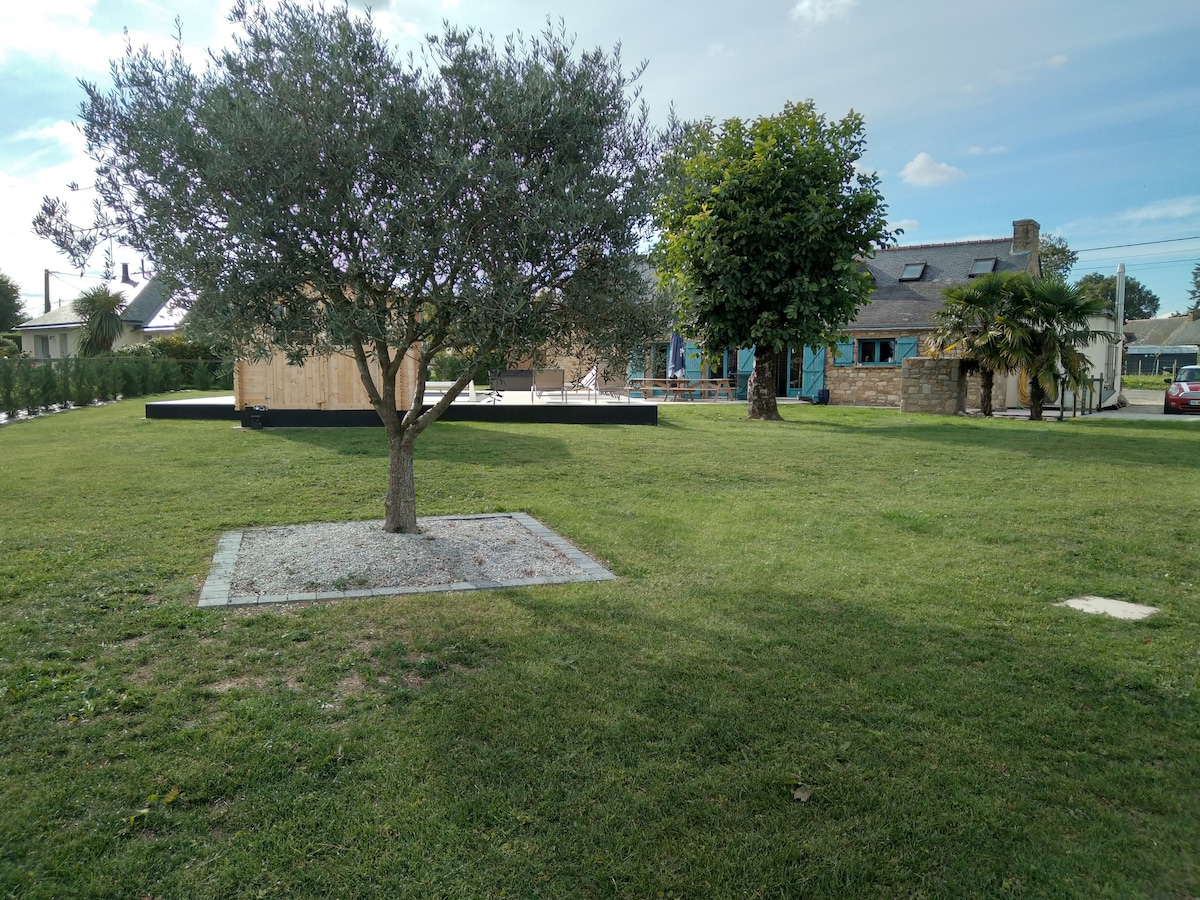 Maison de famille avec piscine et jacuzzi