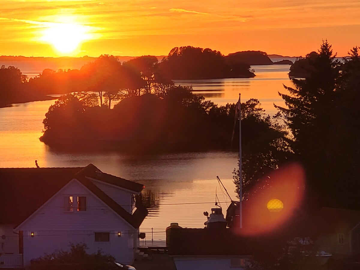 Fint landlig hus på Austrheim