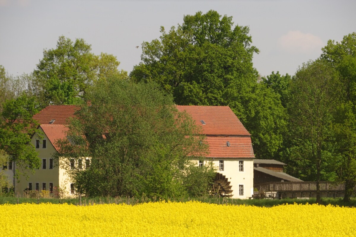 Historische Wassermühle für Individualisten