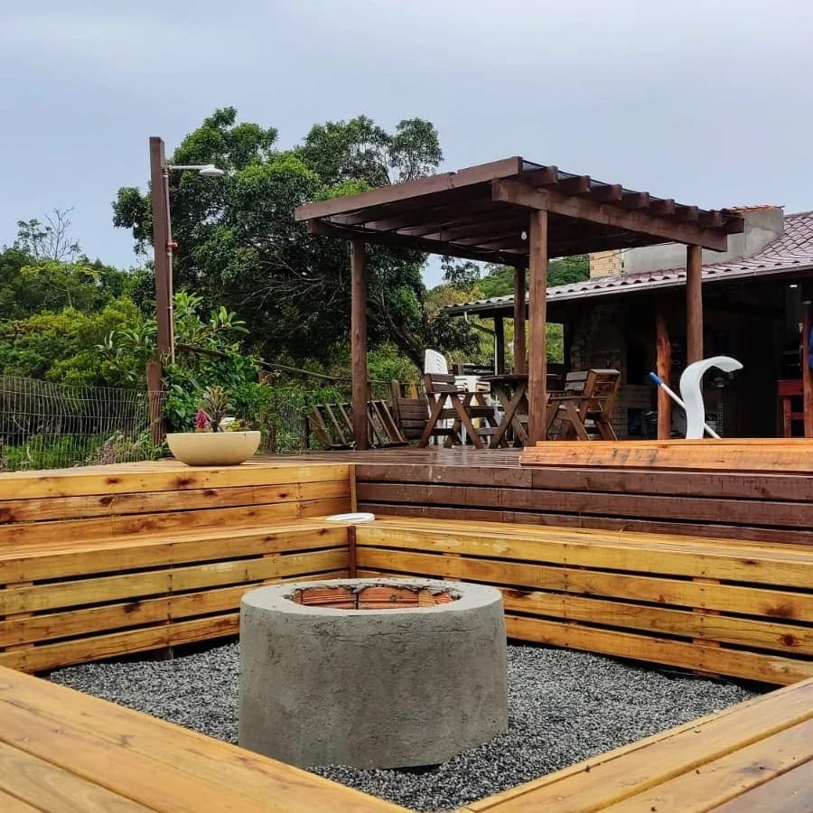 sitio para descanso em familia com piscina