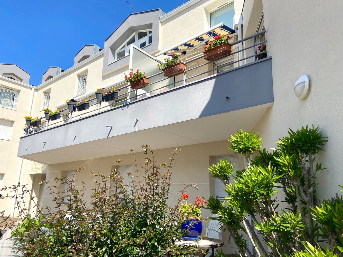 Appartement-centre ville, plage, tous commerces,