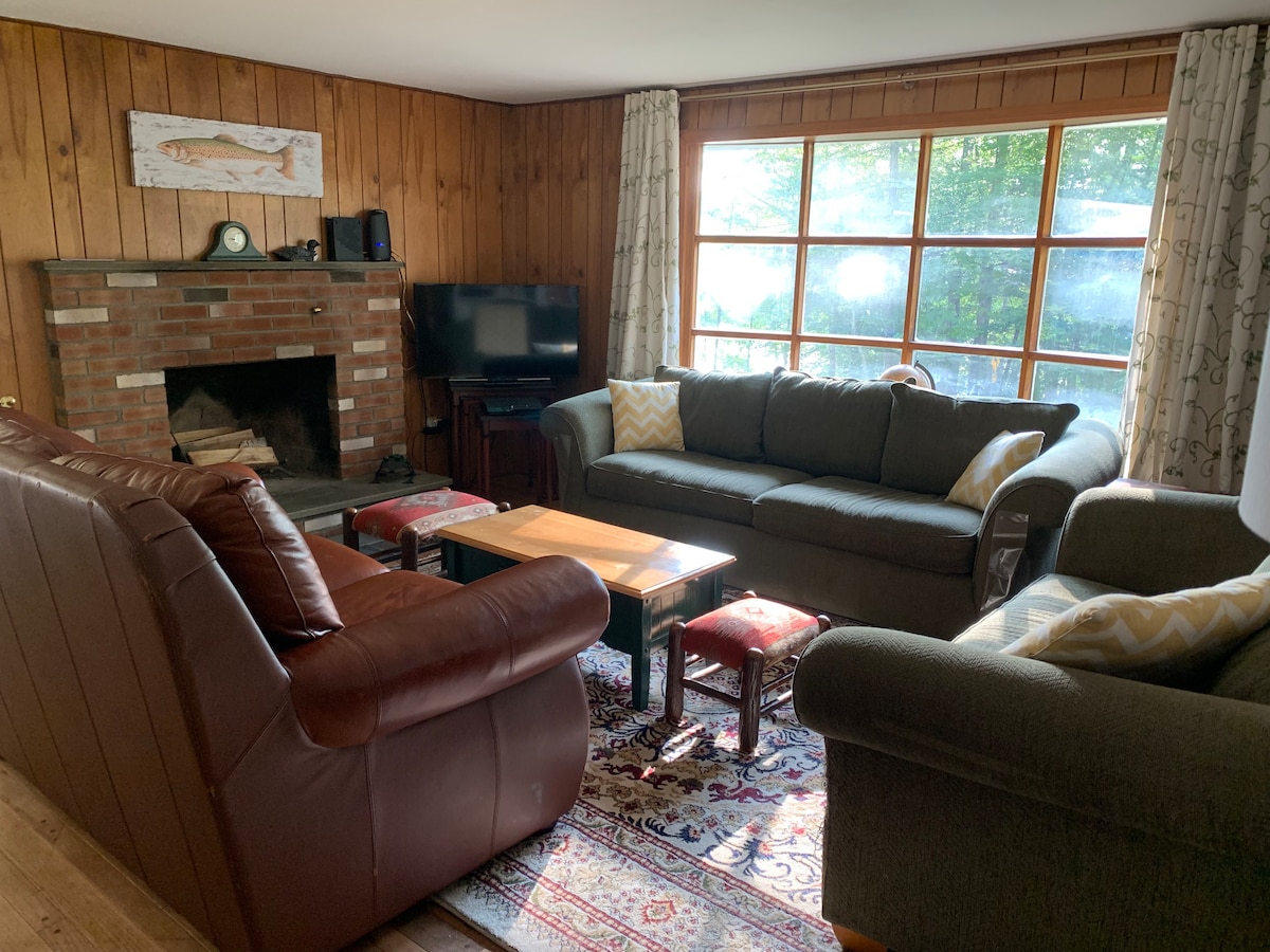 Private, Loon Lake front cozy cabin on 3 Acres