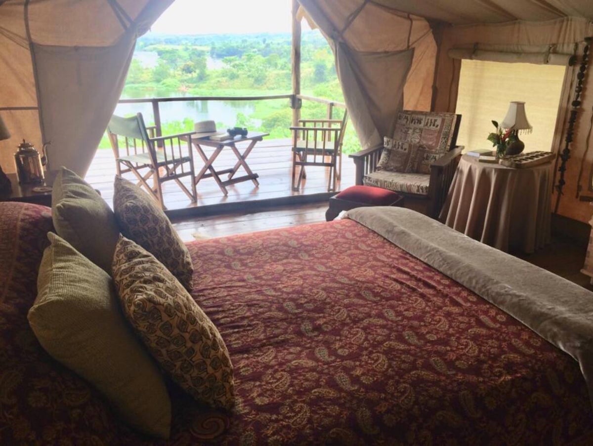 Idyllic Luxury Safari Tents by the Nile, Jinja