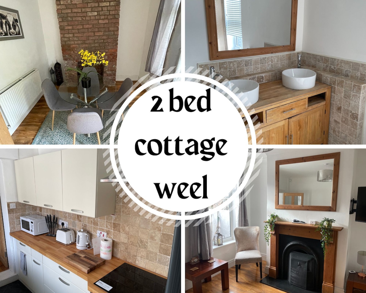 Cheerful 2 Bed Cottage with Free Parking