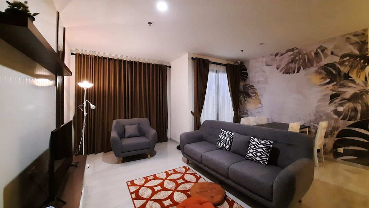 宽敞的2卧室公寓，配备5间设施@ Alam Sutera
