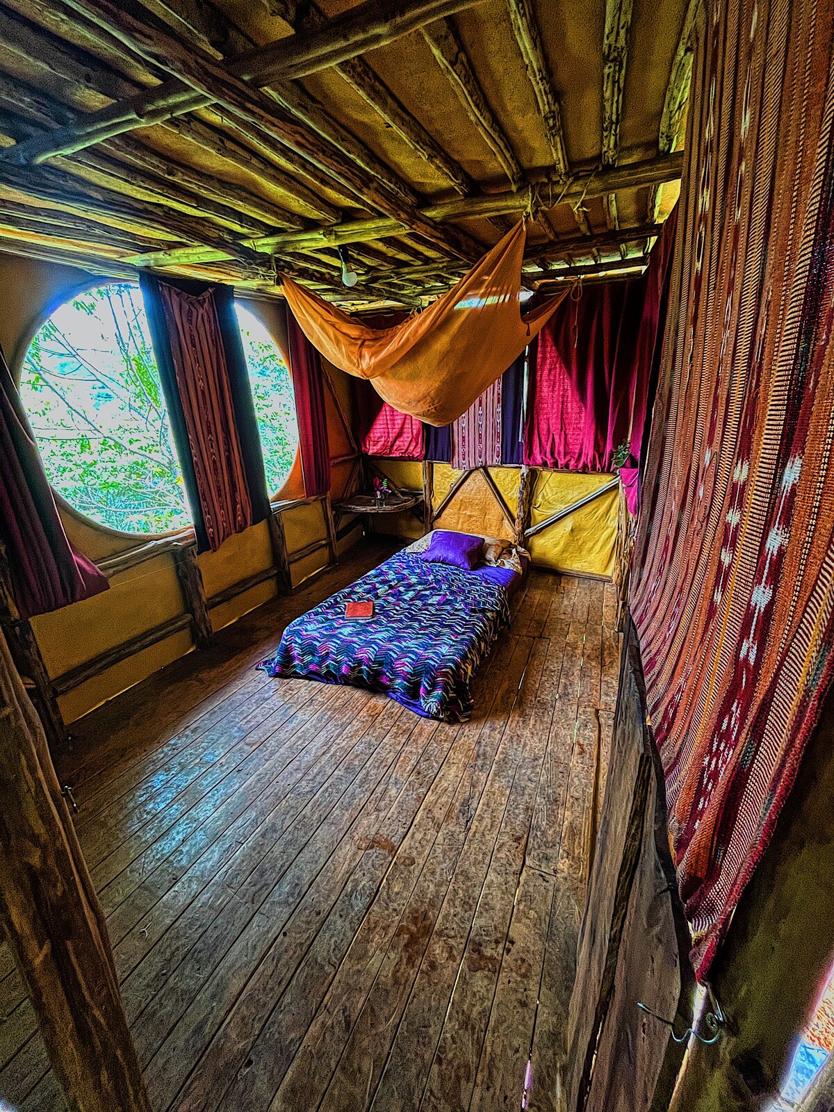 Cabin in the air on Permaculture Farm