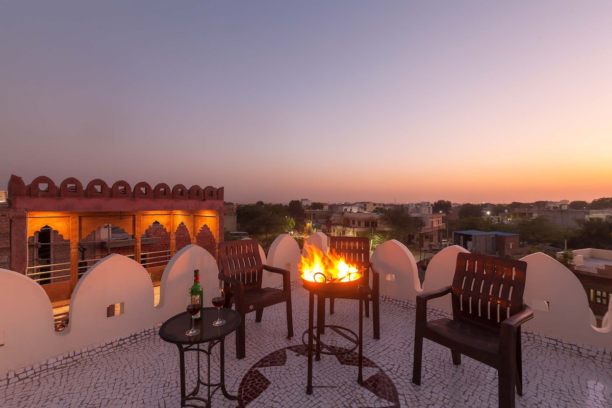 Royal5BR w/BKFST+Terrace @Sunset Escape in Jodhpur