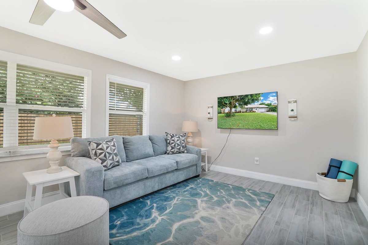 Roomy 3-Bed Near Delray & The Ave | King Bed