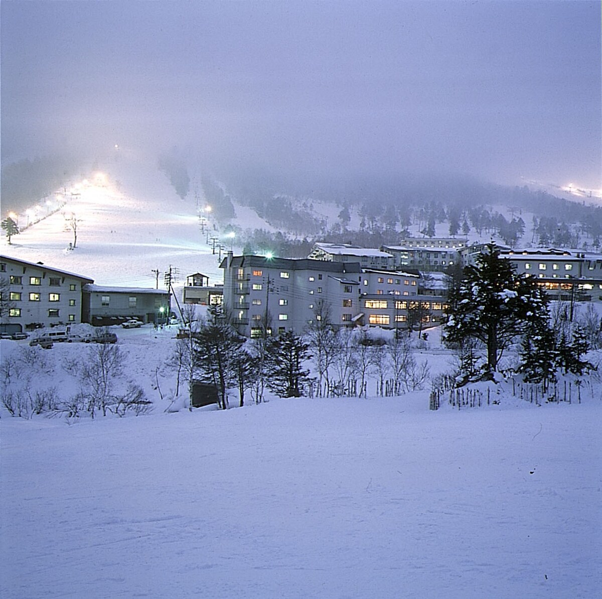 日式房间，12张榻榻米，包括早餐]步行0分钟即可到达粉雪滑雪场!