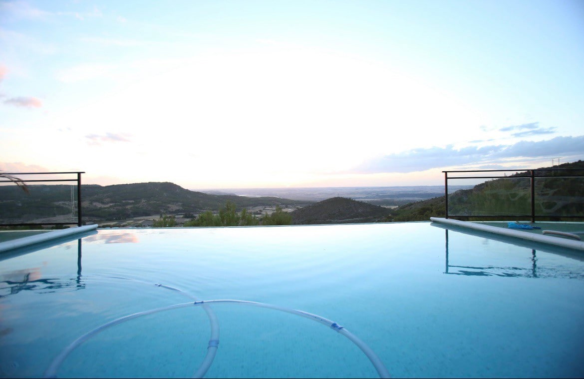 Casa rural con piscina y vistas