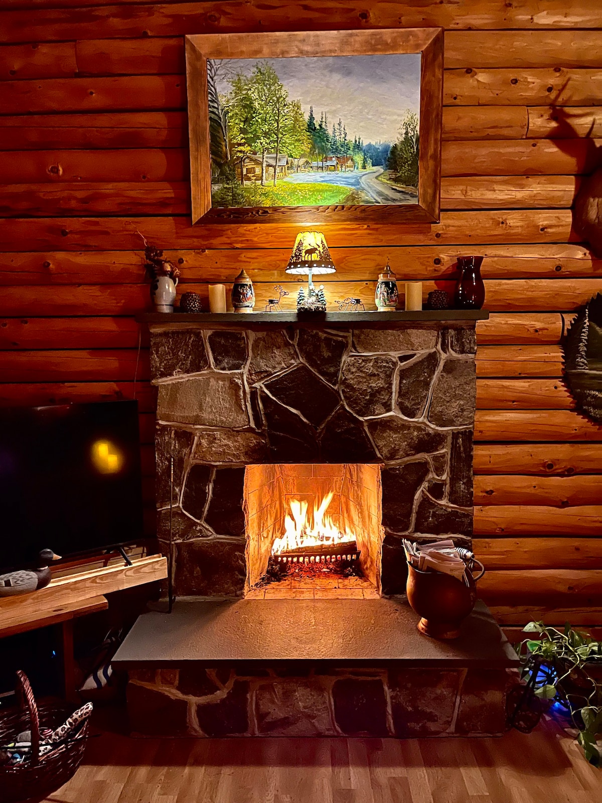 Country Log Cabin #1, White Mountains