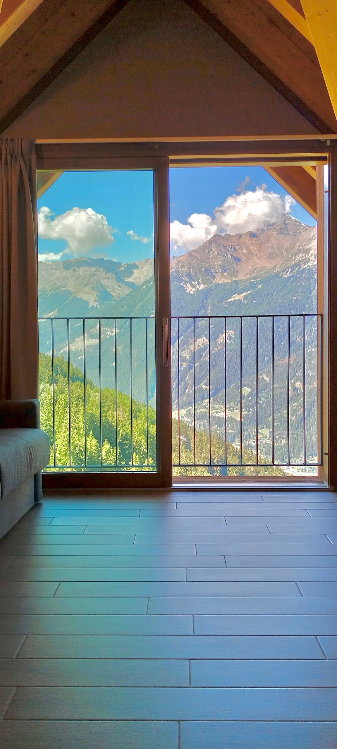 Appartamento bilocale senza balcone con vista