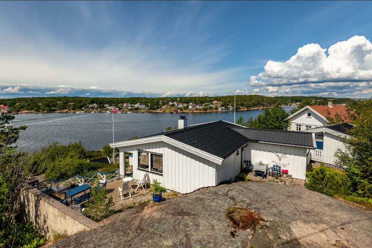 Fantastisk sjøhytte, strand, båtplass, anneks