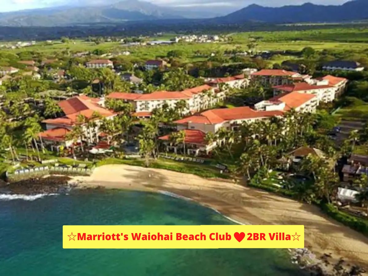 Marriott's Waiohai Beach Club - 2BR Villa