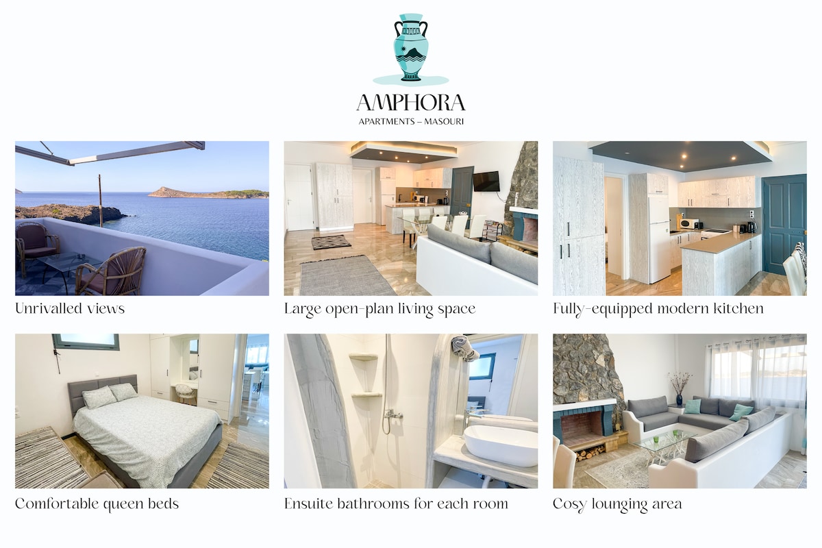 Amphora – Luxury two-bedroom with waterfront view