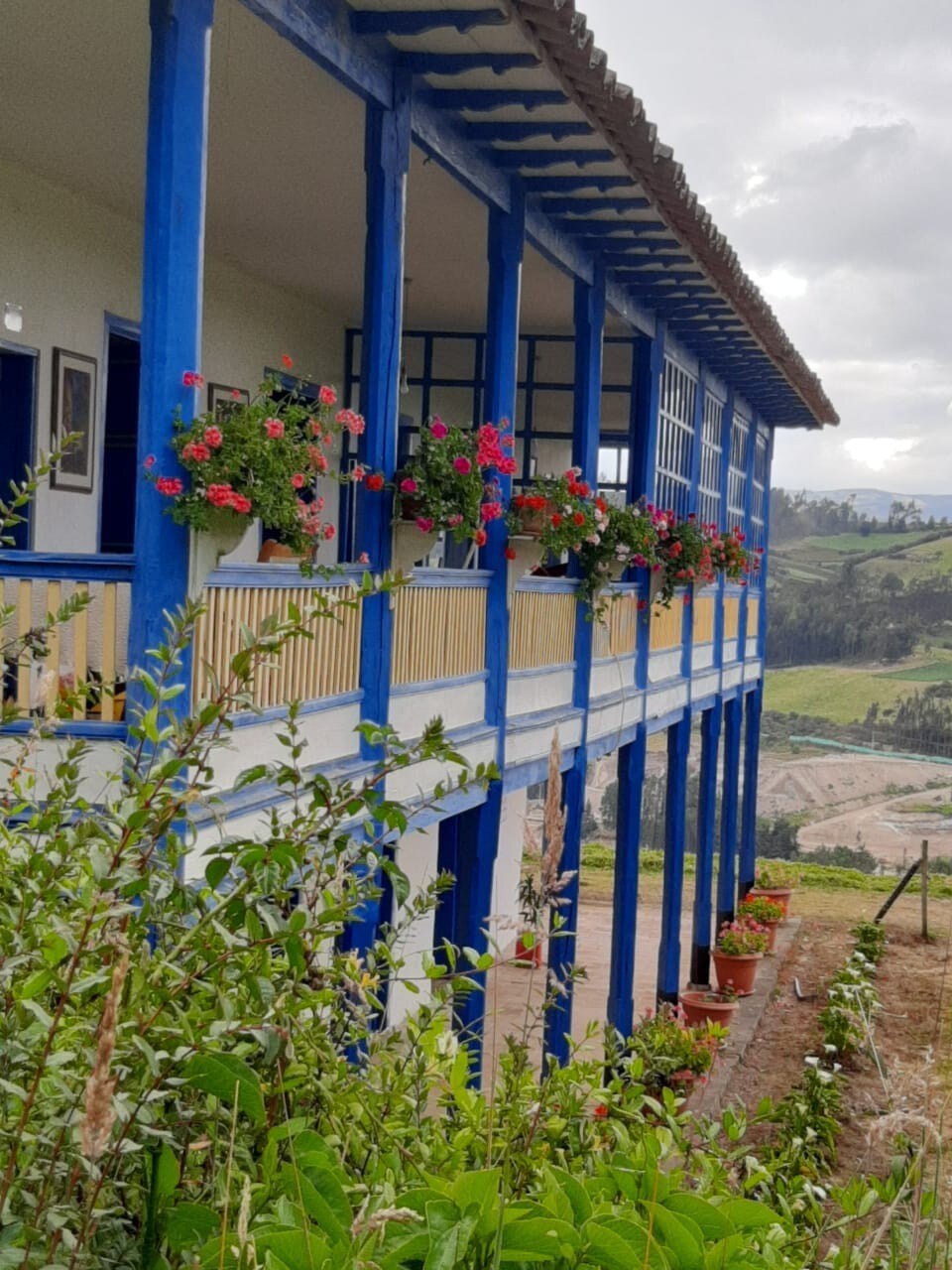 殖民地乡村别墅，距离Lajas-Ipiales 5公里。