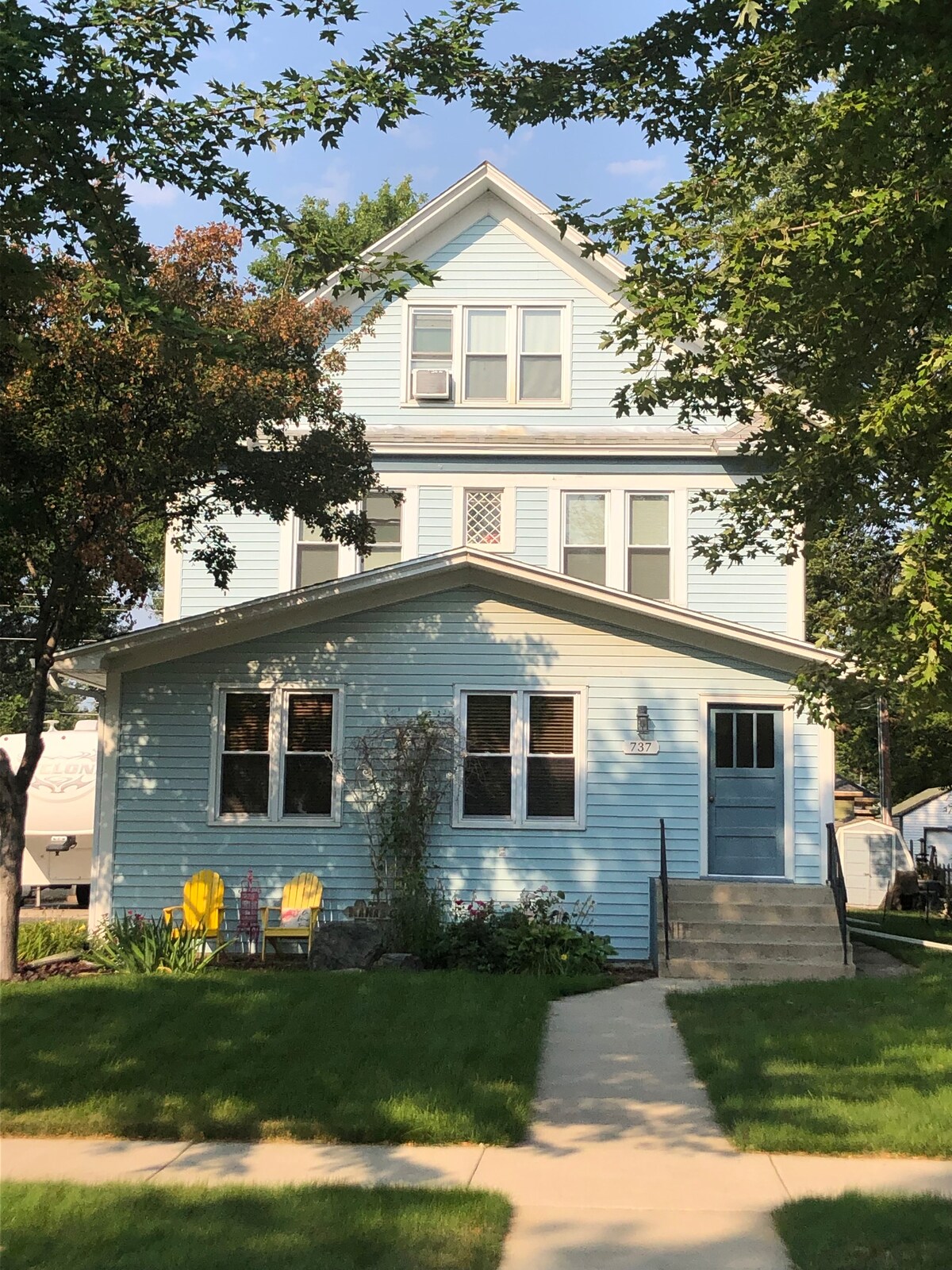 Blue Abode, a welcoming family style home.