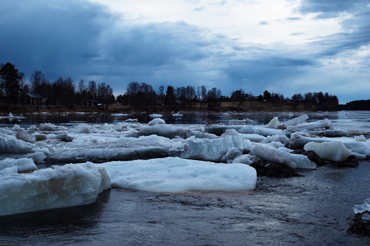 Lägenhet i Tornedalen Svenska Lappland vid älv