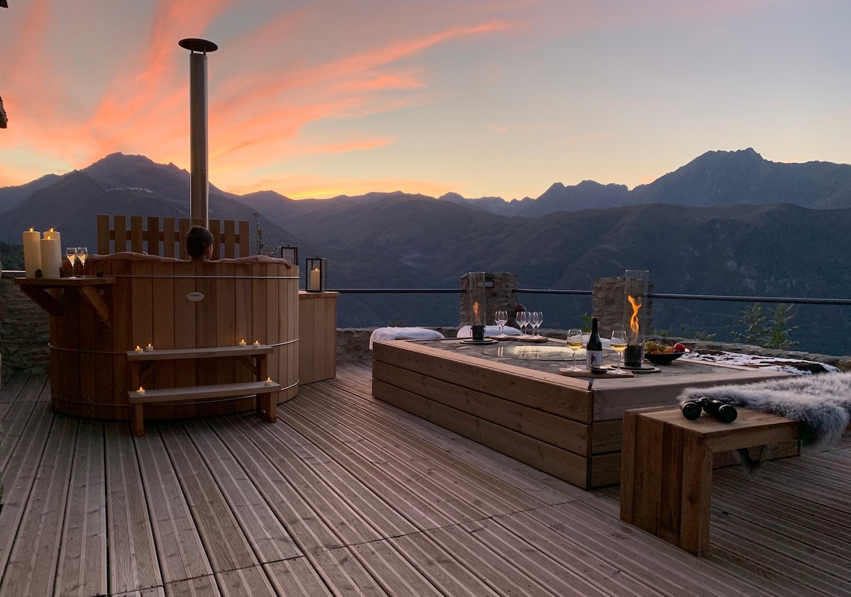 Nouveau Chalet  5 étoiles - sauna - bain nordique