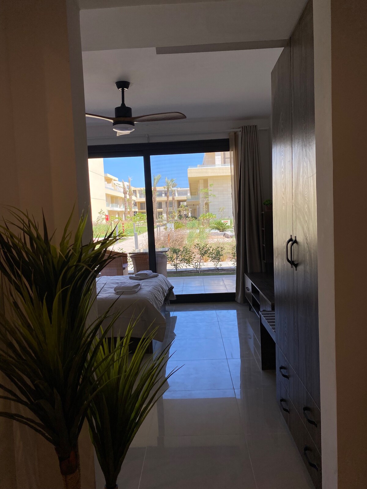 明亮的单间公寓@ GCribs - El Gouna ，带共用泳池！