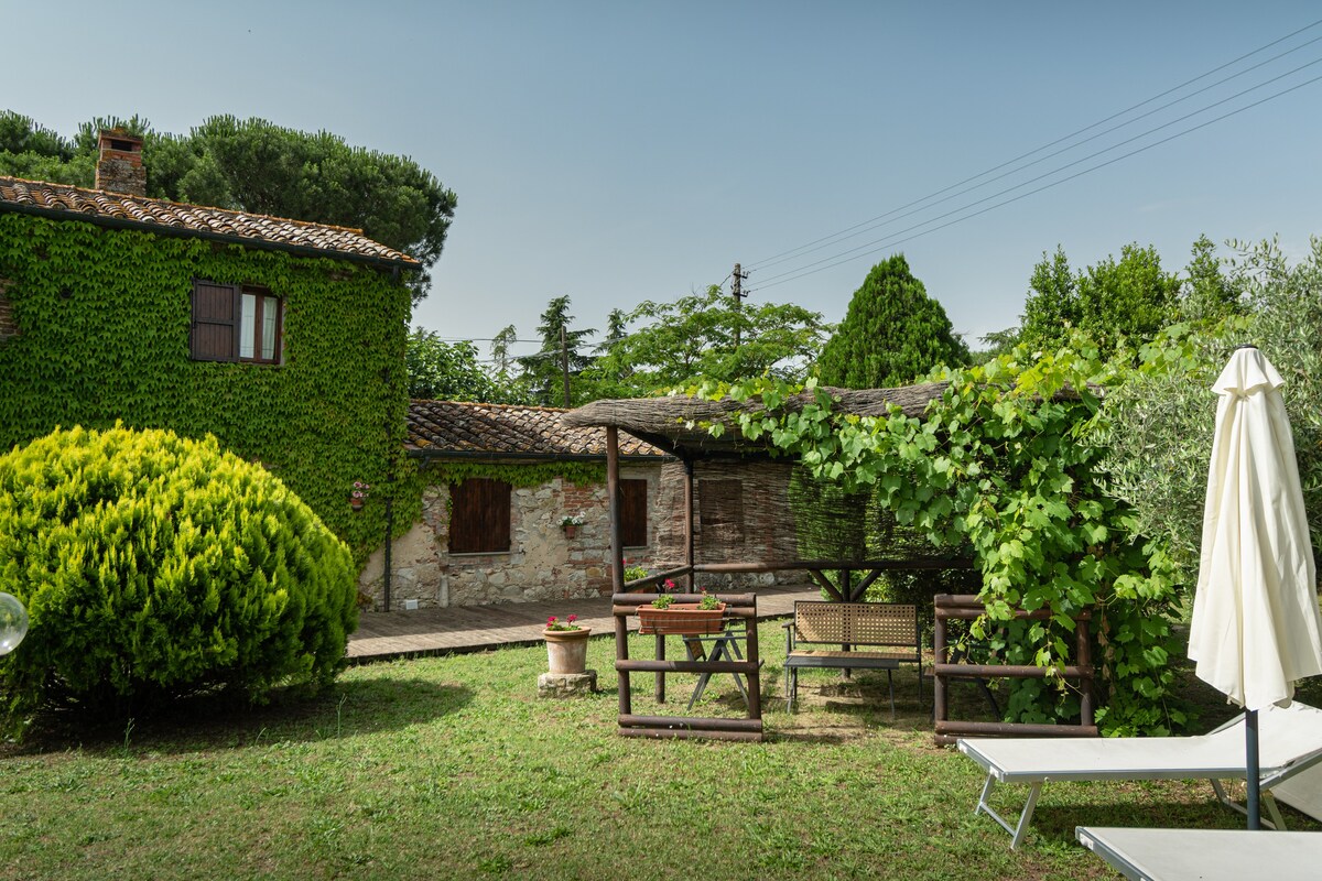 Appartamento per 2 persone con piscina e giardino