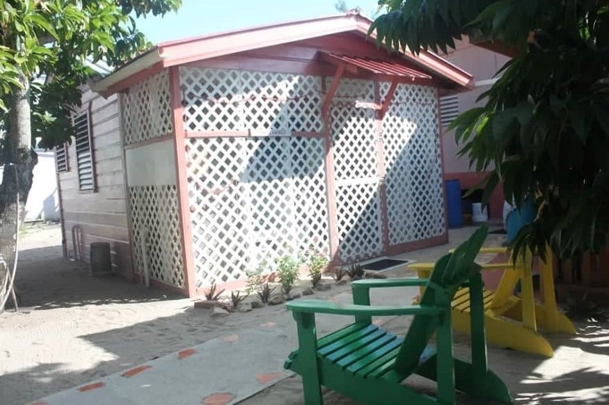 Pink Flamingo at Sandpiper Beach Cabanas