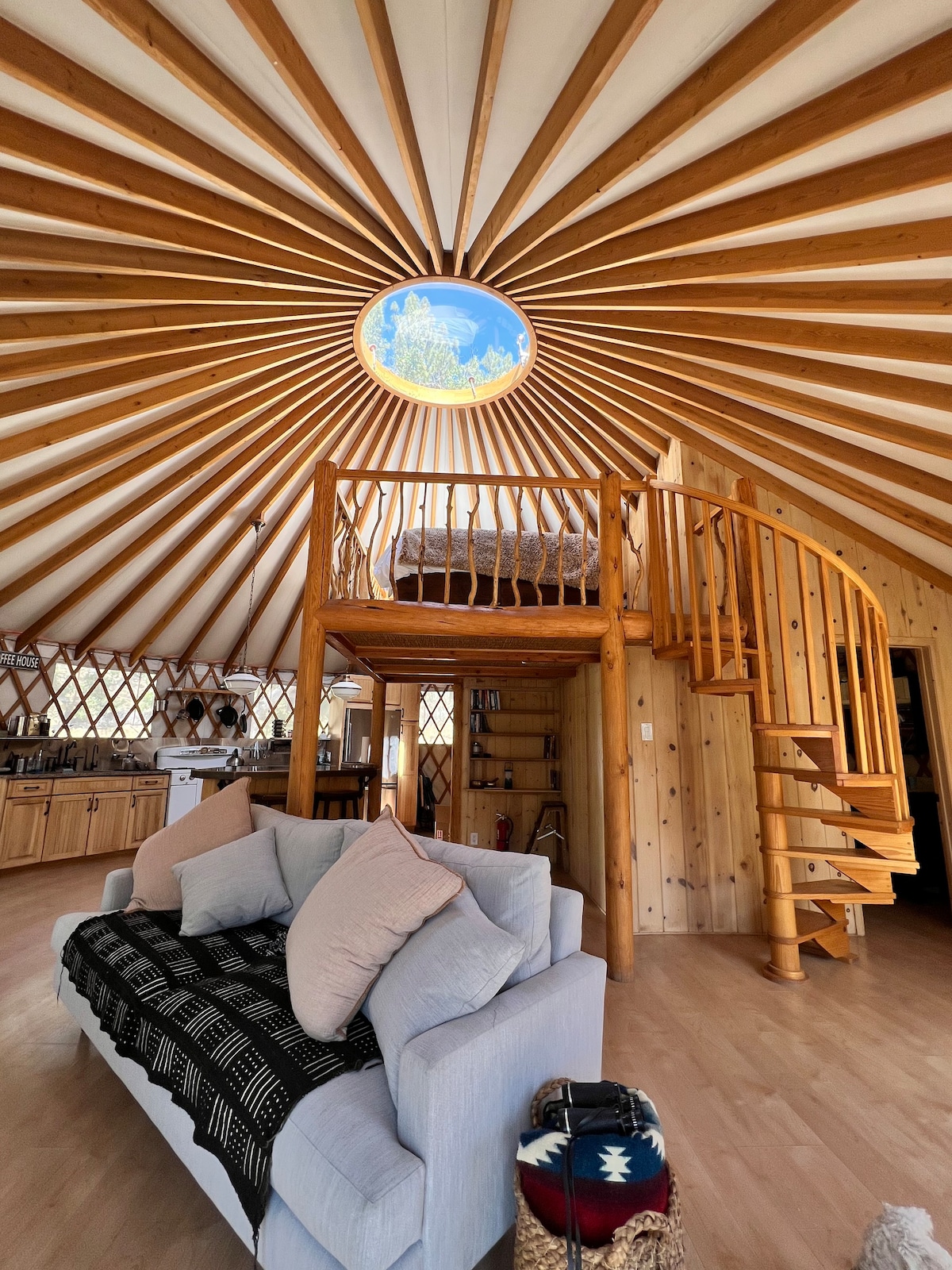 Glamping Off the Grid in a Stunning Yurt