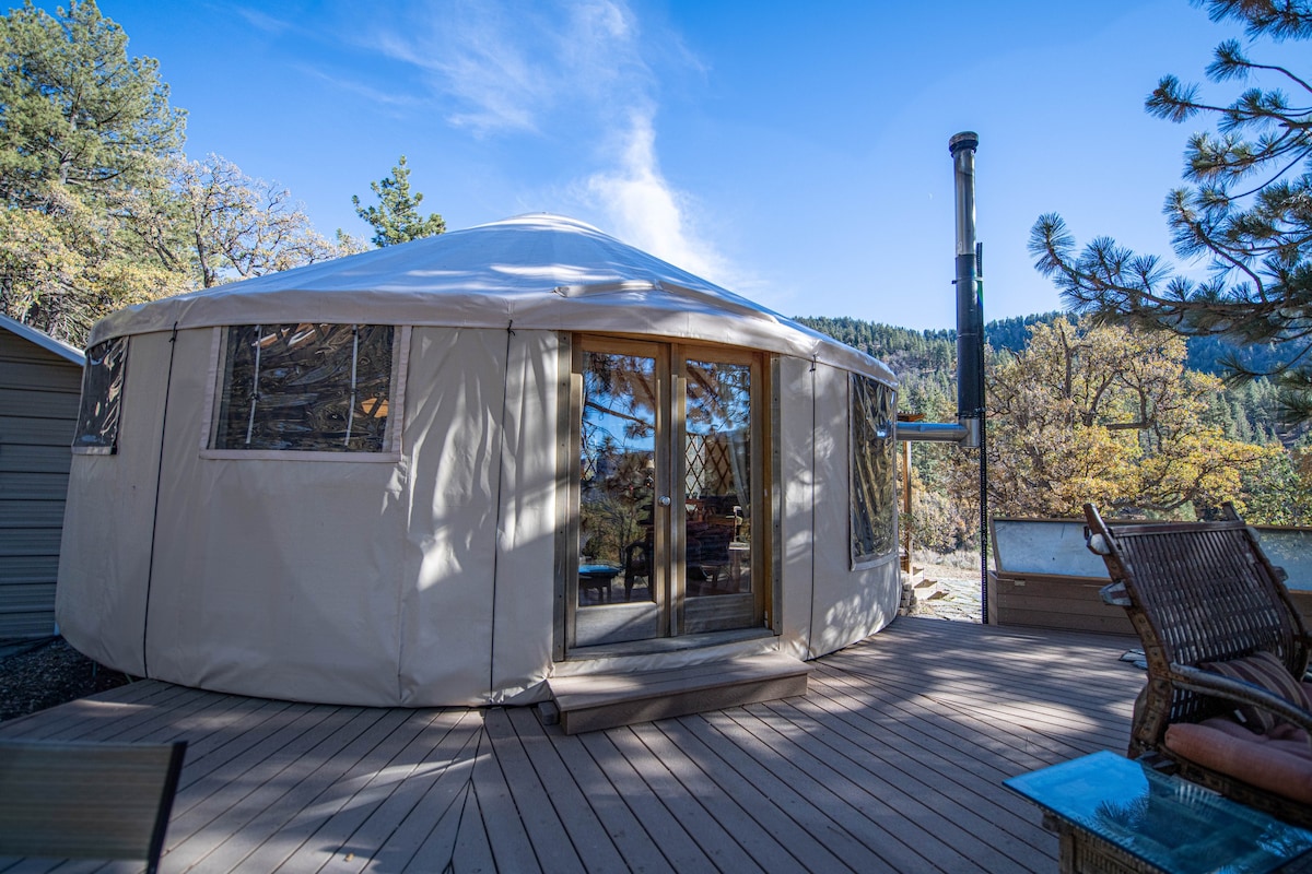 Glamping Off the Grid in a Stunning Yurt