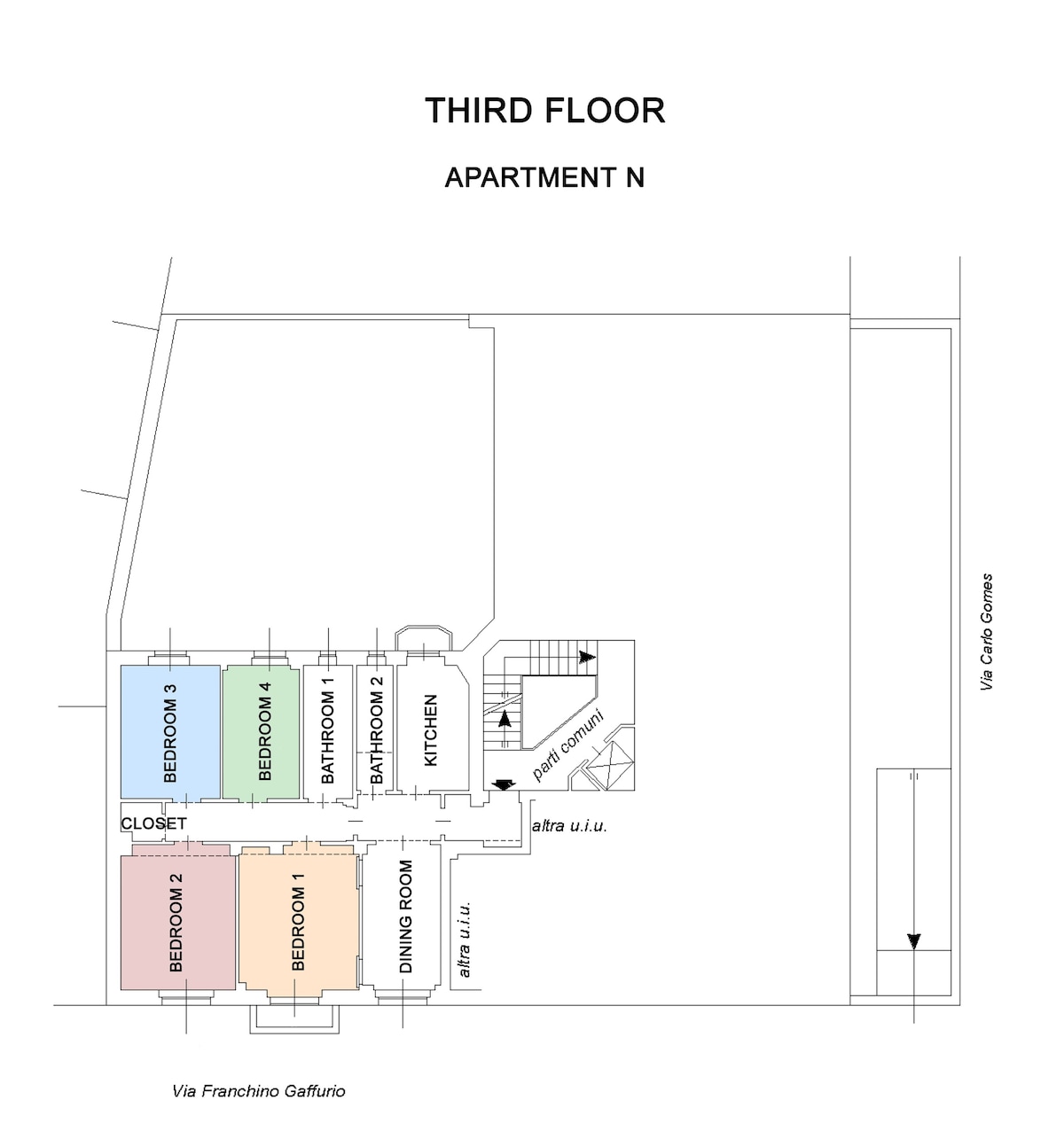 加夫里奥公寓（ Gaffurio Apartment N ）